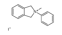 2-methyl-2-phenyl-1,3-dihydroisoindol-2-ium,iodide结构式
