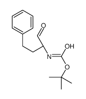 tert-butyl N-[(2S)-1-oxo-4-phenylbutan-2-yl]carbamate结构式