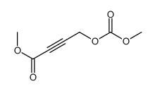 methyl 4-methoxycarbonyloxybut-2-ynoate Structure