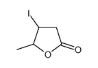 dihydro-4-iodo-5-methylfuran-2(3H)-one structure