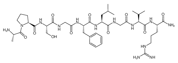 apsgflgvr-nh2 Structure