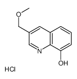 3-(methoxymethyl)quinolin-8-ol,hydrochloride结构式