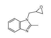 1H-Benzimidazole,2-methyl-1-(oxiranylmethyl)-(9CI)结构式