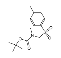tert-butyl N-methyl-N-(tosylmethyl)carbamate结构式