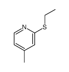 2-Ethylthio-4-methylpyridine结构式