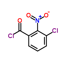 2-硝基-3-氯-苯甲酰氯结构式