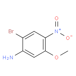 2-溴-5-甲氧基-4-硝基苯胺结构式