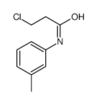 3-chloro-N-(3-methylphenyl)propanamide structure