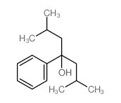 2,6-dimethyl-4-phenyl-heptan-4-ol结构式