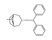 3endo-(2,2-diphenyl-ethyl)-tropane结构式