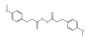 Bis-[3-(p-methoxy-phenyl)-propionyl]-peroxid结构式