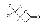 (S)-3-hydroxy-4,4,4-trichlorobutyric β-lactone Structure