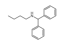 (N-diphenylmethyl)butylamine Structure