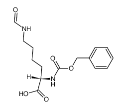 Z-Lys(For)-OH结构式
