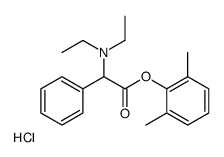 [2-(2,6-dimethylphenoxy)-2-oxo-1-phenylethyl]-diethylazanium,chloride结构式