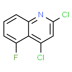 2,4-Dichloro-5-fluoroquinoline Structure