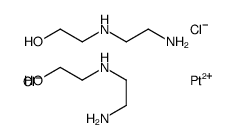 Platinum(2+),bis[2-[(2-aminoethyl)amino]ethanol-N,N']-, dichloride (9CI)结构式