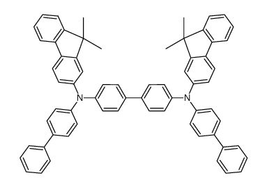 N,N'-di(4-biphenyl)-N,N'-[2-(9,9-dimethylfluorenyl)]-4,4'-diaminobiphenyl结构式
