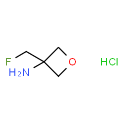 3-(fluoromethyl)oxetan-3-amine hydrochloride structure