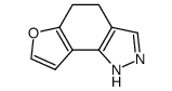 4,5-dihydro-1H-furo[2,3-g]indazole结构式
