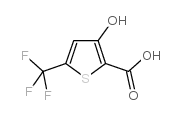 3-羟基-5-(三氟甲基)噻吩-2-羧酸结构式