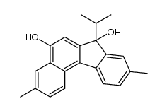 7-isopropyl-3,9-dimethyl-7H-benzo[c]fluorene-5,7-diol Structure