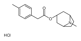 [(1S,5R)-8-methyl-8-azabicyclo[3.2.1]octan-3-yl] 2-(4-methylphenyl)acetate,hydrochloride Structure