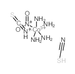 azanide; cobalt(+3) cation; thiocyanic acid; isothiocyanate; nitrite Structure