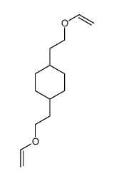 1,4-bis(2-ethenoxyethyl)cyclohexane结构式