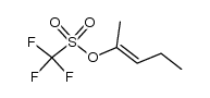 (E/Z)-1-methyl-1-butenyltriflate Structure