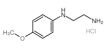 N-(4-甲氧基苯基)乙二胺结构式