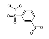 N,N-dichloro-3-nitrobenzenesulfonamide结构式