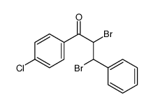 2,3-dibromo-1-(4-chlorophenyl)-3-phenylpropan-1-one Structure