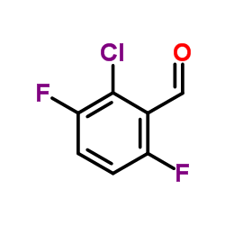 2-氯-3,6-二氟苯甲醛结构式