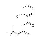 3-(2-CHLORO-PHENYL)-3-OXO-PROPIONIC ACID TERT-BUTYL ESTER Structure