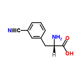 D-3-氰基苯丙氨酸结构式