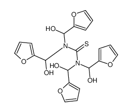 1,1,3,3-tetrakis[furan-2-yl(hydroxy)methyl]thiourea结构式