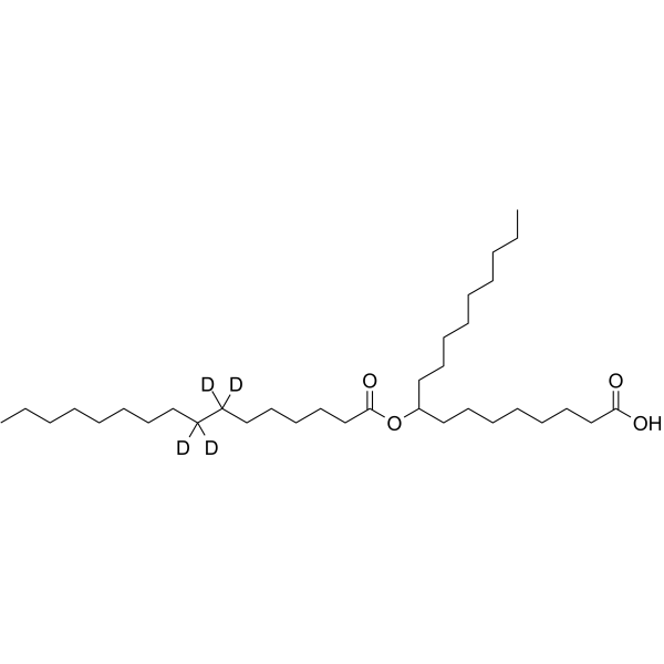 9-PAHSA-d4结构式