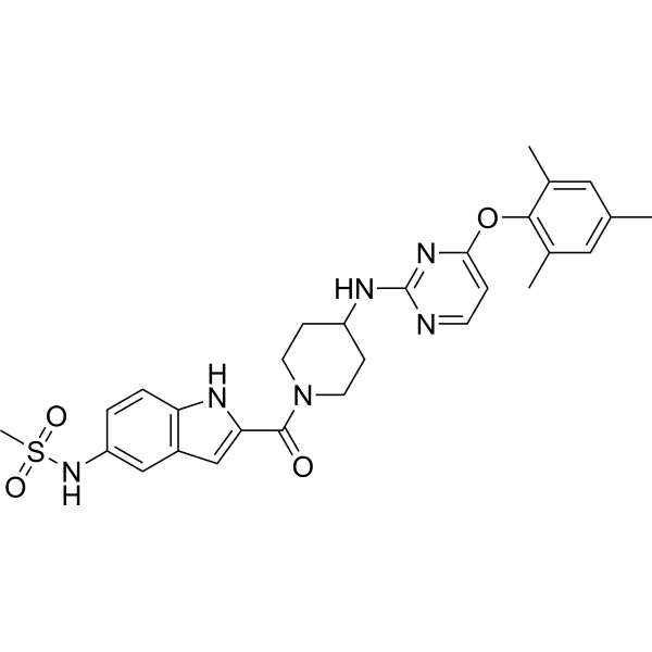 HIV-1 inhibitor-55结构式