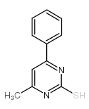 4-甲基-6-苯基嘧啶-2-硫醇结构式