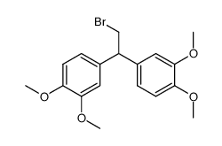 1,1-bis(3,4-dimethoxyphenyl)-2-bromoethane Structure
