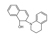 (1R,2R)-2-(3,4-dihydro-2H-quinolin-1-yl)-1,2-dihydronaphthalen-1-ol结构式