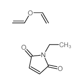 ethenoxyethene; 1-ethylpyrrole-2,5-dione Structure