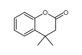 4,4-dimethyl-2-oxo-chroman Structure