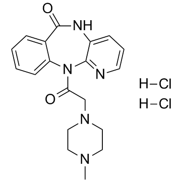 Pirenzepine, Dihydrochloride Structure