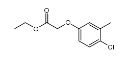 ethyl 2-(4-chloro-3-methylphenoxy)acetate Structure