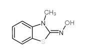 2(3H)-Benzothiazolone,3-methyl-,oxime(9CI) Structure