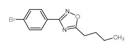 3-(4-Bromophenyl)-5-butyl-1,2,4-oxadiazole Structure