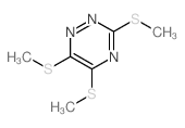 1,2,4-Triazine,3,5,6-tris(methylthio)-结构式