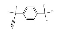 2-Methyl-2-(4-trifluoromethyl-phenyl)-propionitrile Structure